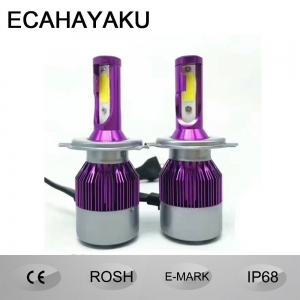 C6 purple Led headlight